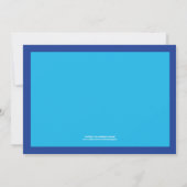 Bowling Birthday Party Invitation Kaart (Achterkant)