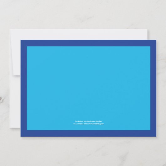 Bowling Birthday Party Invitation Kaart (Achterkant)