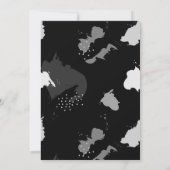 Bowling Birthday Party Invitation Kaart (Achterkant)