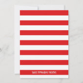 Bowling Birthday Party Kaart (Achterkant)