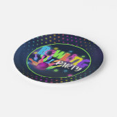 Bowling Birthday Party Paper Bord - Neon (Gekanteld)