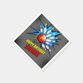 Bowling Birthday Party Servet (Hoek)