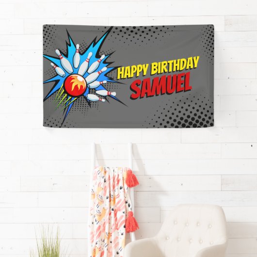 Bowling Birthday Party Spandoek (Insitu)