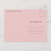 Bowling Birthday Party Uitnodiging Briefkaart (Achterkant)