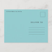 Bowling Birthday Party Uitnodiging Briefkaart (Achterkant)