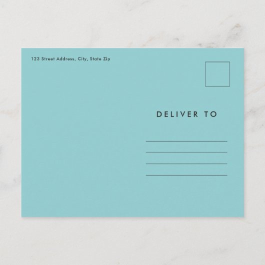 Bowling Birthday Party Uitnodiging Briefkaart (Achterkant)