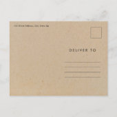 Bowling Birthday Party Uitnodiging Briefkaart (Achterkant)