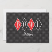 Bowling Birthday Party - Uitnodigingen (Achterkant)