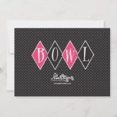 Bowling Birthday Party - Uitnodigingen (Achterkant)