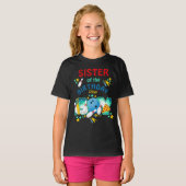 Bowling Birthday Shirt Zuster van de Birthday Boy (Voorkant volledig)