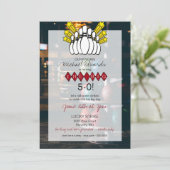 Bowling Birthday Uitnodiging (Staand voorkant)