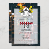 Bowling Birthday Uitnodiging (Voorkant / Achterkant)