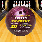 Bowling Birthday Uitnodiging