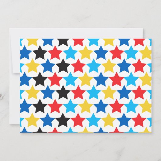 Bowling Birthday Uitnodiging (Achterkant)