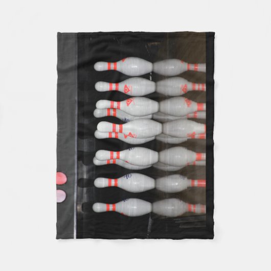 Bowling Blanket (klein) Fleece Deken (Voorkant)