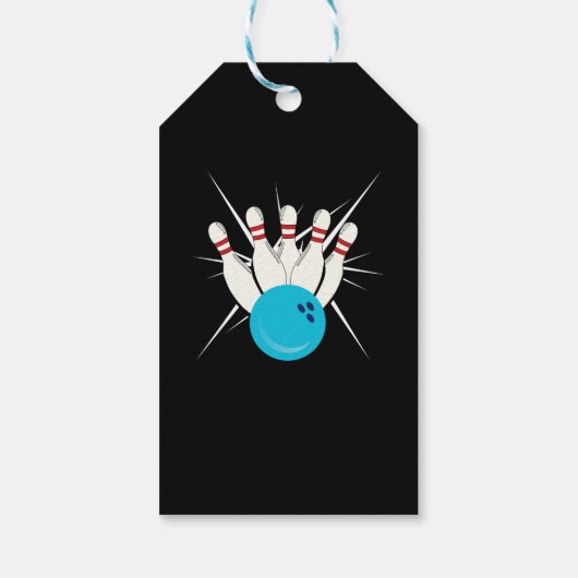 Bowling Bliss Cadeaulabel (Achterkant)