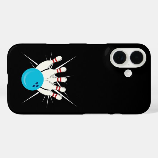 Bowling Bliss Case-Mate iPhone Case (Achterkant (horizontaal))