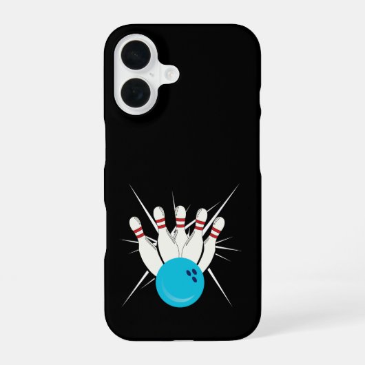Bowling Bliss iPhone 16 Hoesje (Achterkant)