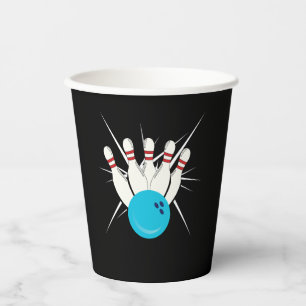 Bowling Bliss Papieren Bekers
