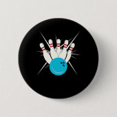 Bowling Bliss Ronde Button 5,7 Cm (Voorkant)