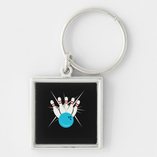 Bowling Bliss Sleutelhanger (Voorkant)