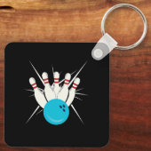 Bowling Bliss Sleutelhanger (Achterkant)