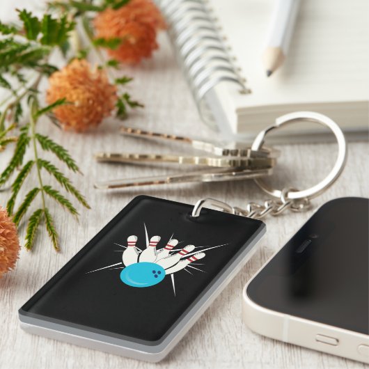 Bowling Bliss Sleutelhanger (Voorkant Rechts)