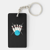 Bowling Bliss Sleutelhanger (achterkant)