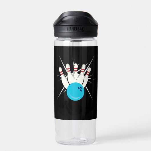 Bowling Bliss Waterfles (Achterkant)