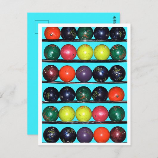 Bowling Blitz Briefkaart (Voorkant / Achterkant)