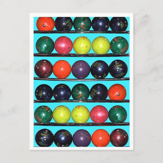 Bowling Blitz Briefkaart (Voorkant)
