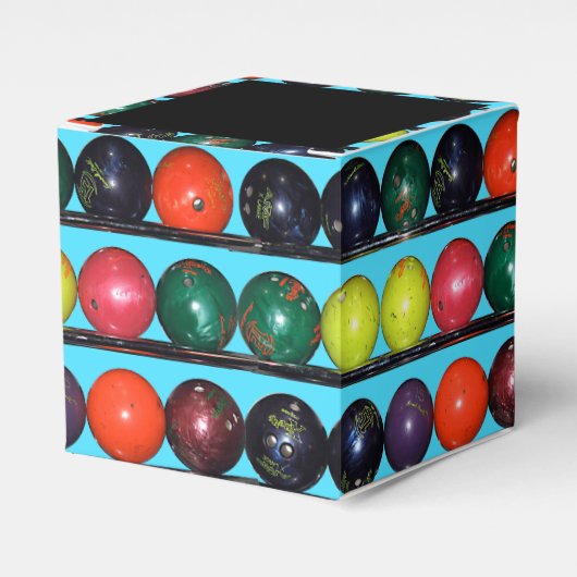 Bowling Blitz Favor Box Bedankdoosjes (Voorkant Zijde)