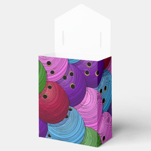 Bowling Blitz Favor Box Bedankdoosjes (Geopend)