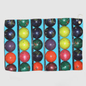 Bowling Blitz Golfhanddoek (Horizontaal)
