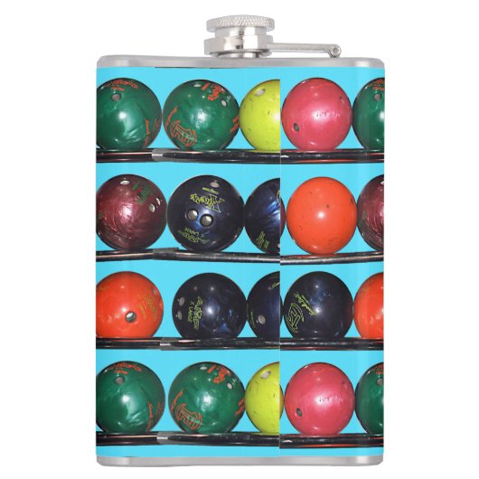 Bowling Blitz Heupfles (Achterkant)