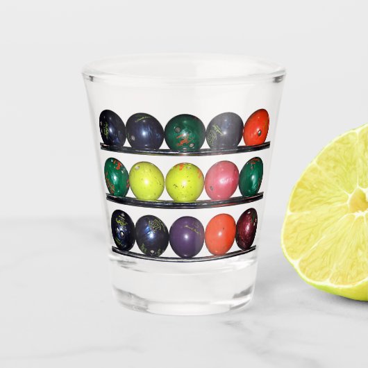 Bowling Blitz Shot Glas (Voorkant)
