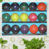 Bowling Blitz Theedoek (Gevouwen)