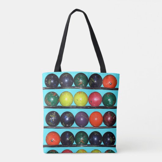 Bowling Blitz Tote Bag (Achterkant)