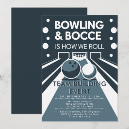 Bowling Bocce Team Building Church Business Blauw Kaart