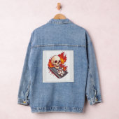 Bowling Bones - Grappige Sport Schedel Denim Jacket (Hangar)