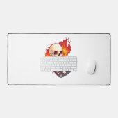 Bowling Botten - Funny Sports Skull Bureaumat (Keyboard & Muis)