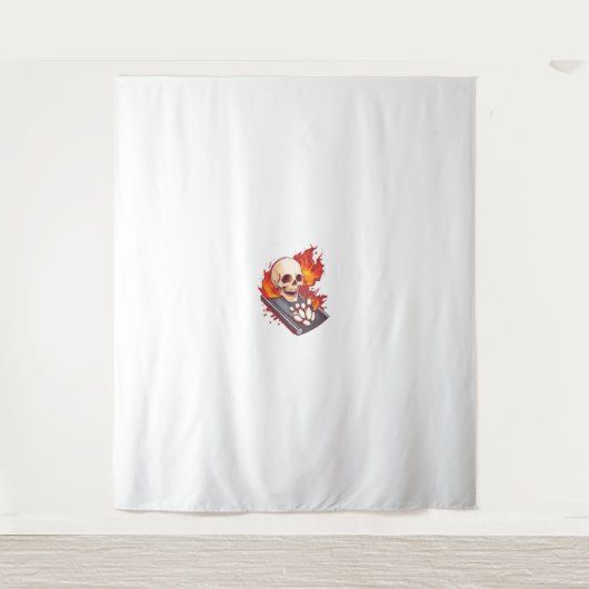 Bowling Botten - Funny Sports Skull Wandkleed (Voorkant)