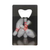 Bowling Bottle Open Creditkaart Flessenopener (Achterkant)
