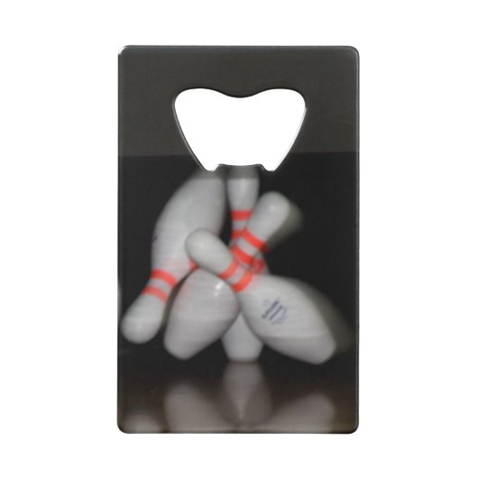 Bowling Bottle Open Creditkaart Flessenopener (Achterkant)