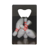 Bowling Bottle Open Creditkaart Flessenopener (Achterkant)