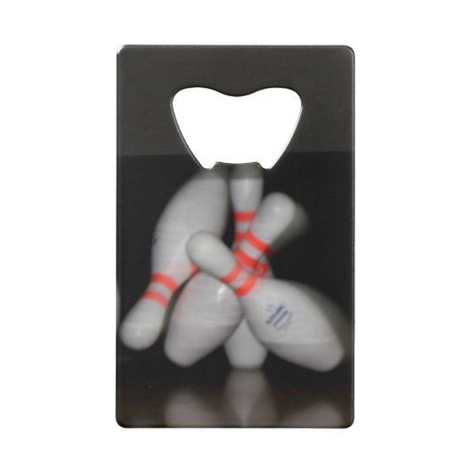 Bowling Bottle Open Creditkaart Flessenopener (Achterkant)