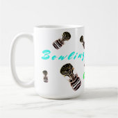 Bowling Bouncing Tiki Mask Koffiemok (Links)