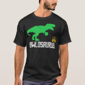 Bowling Bowler Dinosaur Player Ball Pin T-shirt (Voorkant)