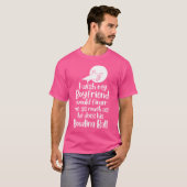 Bowling bowler grappig ik wou dat mijn vriend zou t-shirt (Voorkant volledig)