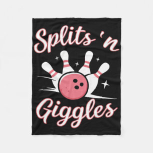 Bowling Bowler Grappige Splits N Gelach Bowling By Fleece Deken